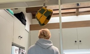 Sneaky Cat Steals Hat