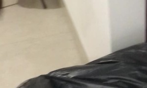 Using Garbage Bags to Pipe Cold Air to Living Room