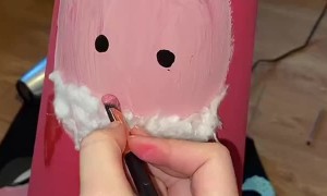 Transforming a Traffic Cone into a Christmas Decoration