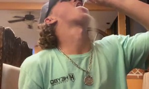 Guy Really Likes Salt with Dinner