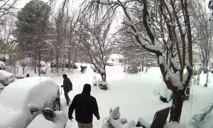 Icy Steps Took Him Down