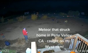 Catching the Meteorite that Potentially Hit a House on Security Camera