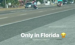 Florida Man Hits the Streets in Style