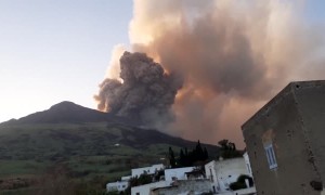Eruption of the Stromboli Volcano