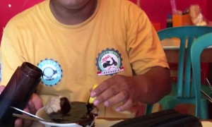 Soy Sauce Bottle Lid Surprises Man with Soup