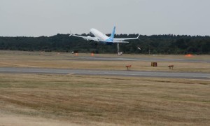 Boeing 737 Max 10 Makes its UK Debut with a Near Vertical Take-Off