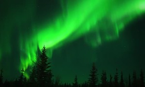 Northern Lights Dance Over Alaska