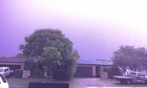 Extremely Close Lightning Strike