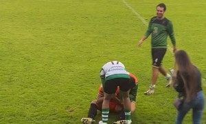 Soccer Player Surprised to See Grandma After 4 Years Apart