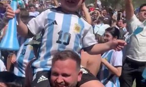 Argentina fans live celebration of World Cup victory