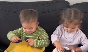 Mom Tests Twins to See If They Share