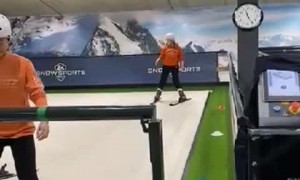 Dry Skiing Front Flip