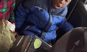 This kid thought he was still dreaming! 