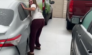 Slipping and Sliding Down the Driveway