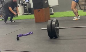 Wall Ball Burpee Toss