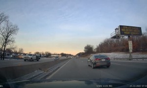 Honda Accord Does Fill Mid-Air Spin in Road Accident