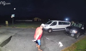 Amazing Behind the Back Trick Shot