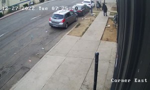 Swinging Door Knocks Man Flat on His Back