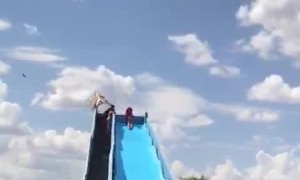 Rough Ride Down Waterslide