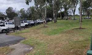 Driver Moves Car That Had Blocked Him In