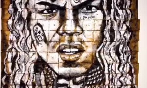 Painting a Famous Rapper on Cheez-Its