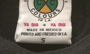 Shirt Has a Missing Person Tag Underneath Main Tag