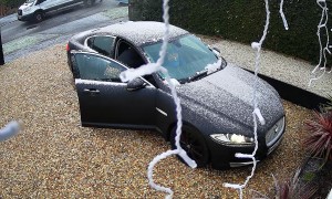 Delivery Driver Forgets Parking Brake