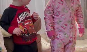 Siblings Have a Screaming Competition