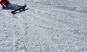 Wife Wipes Out on the Slopes