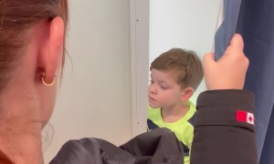 Trying To Take a Kid's Passport Photo