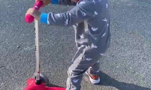 Scooter Kid Brings the Drama