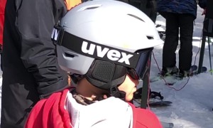 A Strange Skiing Sidekick