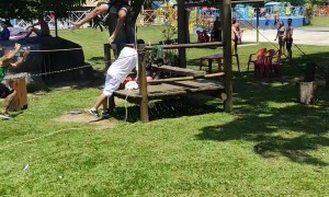 Ziplining Isn't At All What He Thought