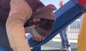 Man Hits Head On Slide At Party