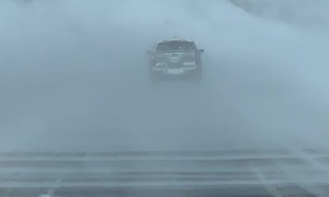 Blizzard Winds and Snow in Montana