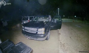 Dad Slips Twice Bringing Home Milk