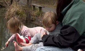 Phone Takes A Swim In The River