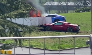 Aftermath of a Ferrari Accident in Osimo, Italy