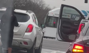 Confrontation at Atlanta Intersection