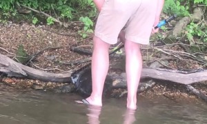 Husband Saves Struggling Bird