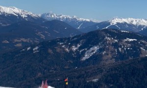 New Skier Crashes into Fence