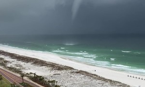 Waterspout Captured at Pensacola Beach