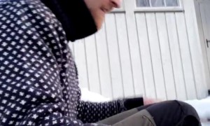 Opening a Champagne Bottle With an Axe