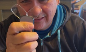 Guy Loves His Keychain Glasses