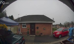 Man's Trash Takes Him Out