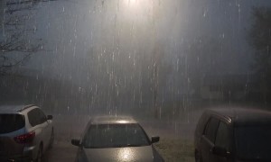 Tornado Forms in Front Yard in Mississippi