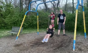 Kid Wanting to Go Higher on Swing Gets a Lesson on Gravity