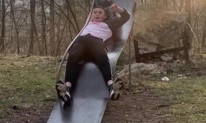 Coat Catches While Going Down Slide