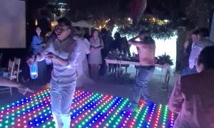 Man Makes a Mess on the Dance Floor