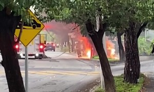 Flaming Car On The Loose